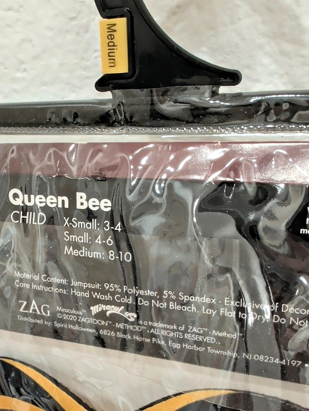 Miraculous Spirit Halloween Queen Bee Yellow & Black Costume Girls Like New - Picture 8 of 13